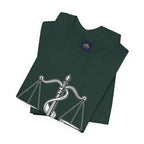 Libra Zodiac Tee - Stylish Unisex Minimalist Black and White Design