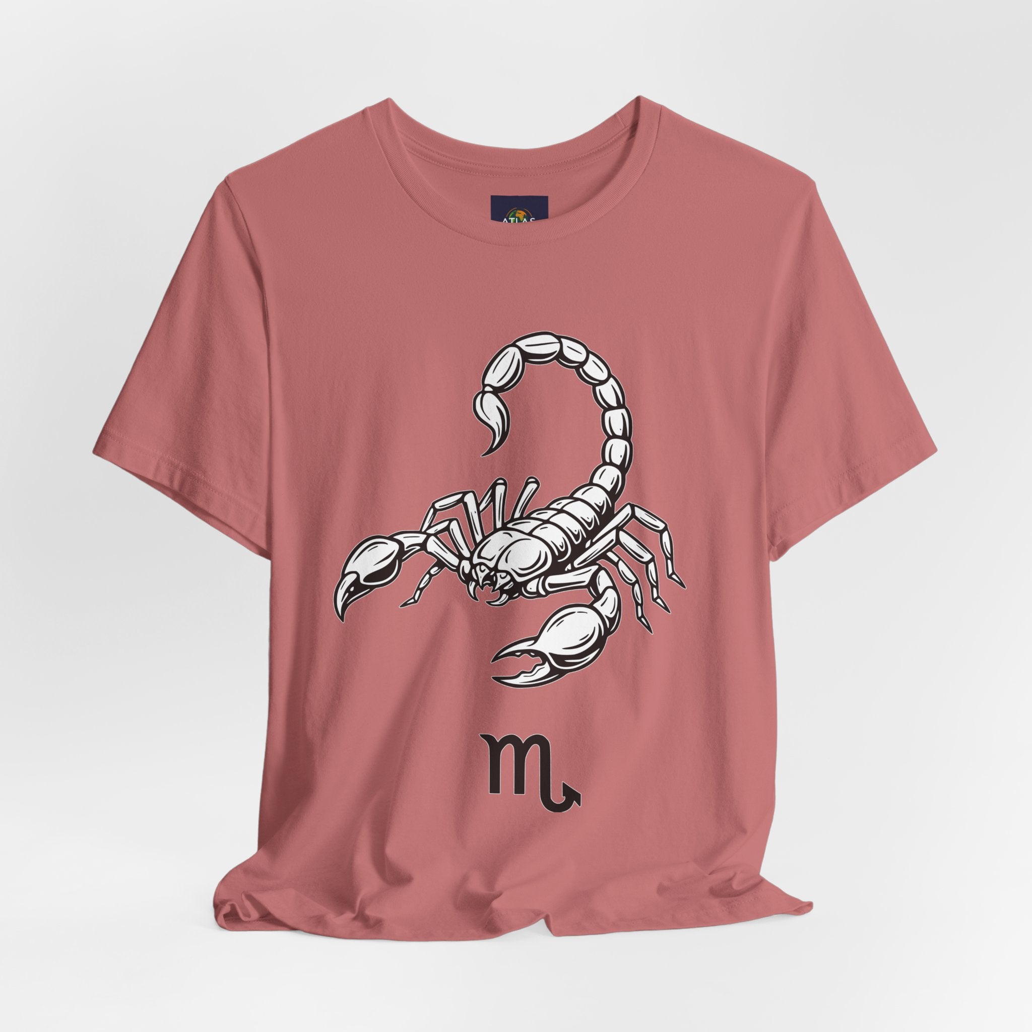 Scorpio Zodiac Tee - Unisex Minimalist Black and White Design