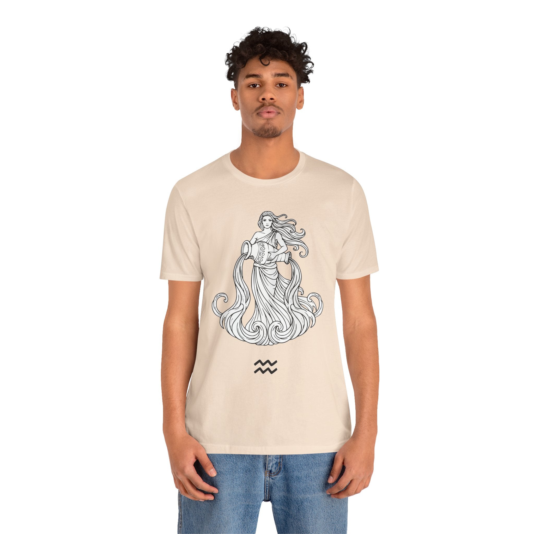 Aquarius Zodiac Tee - Unisex Astrology T-Shirt for Trendy Style