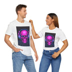 Neon Skull Synthwave Tee - Atlas Briefly
