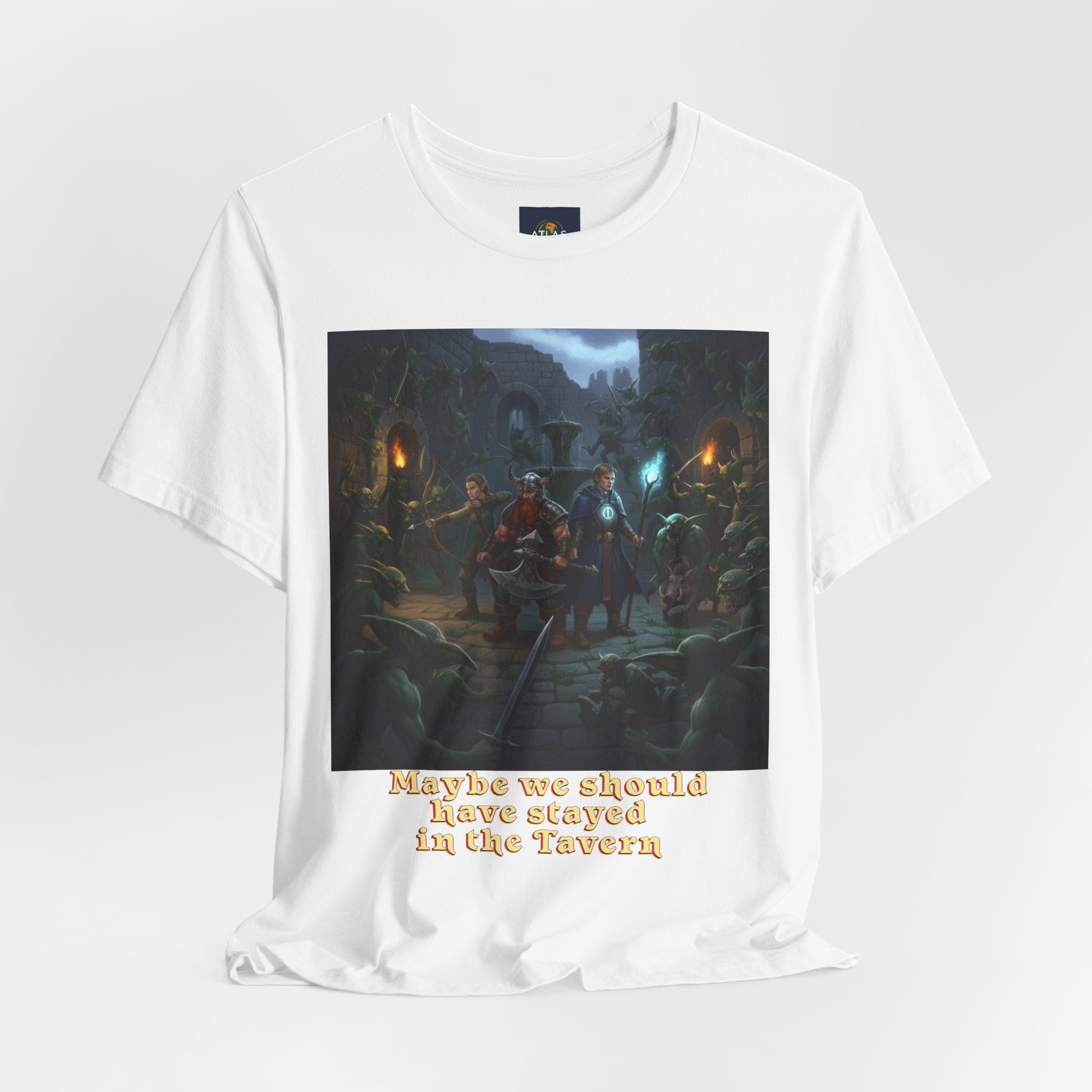 Goblin Ambush T-Shirt - Unleash Your Inner Fantasy Adventure - Atlas Briefly