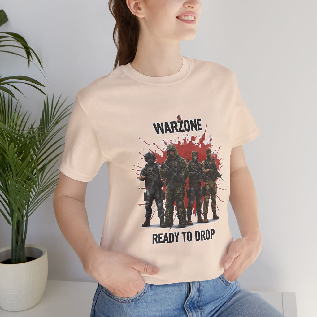 Warzone Drop T-shirt for Squad's Fashion Sense and Diverse K/D Ratio