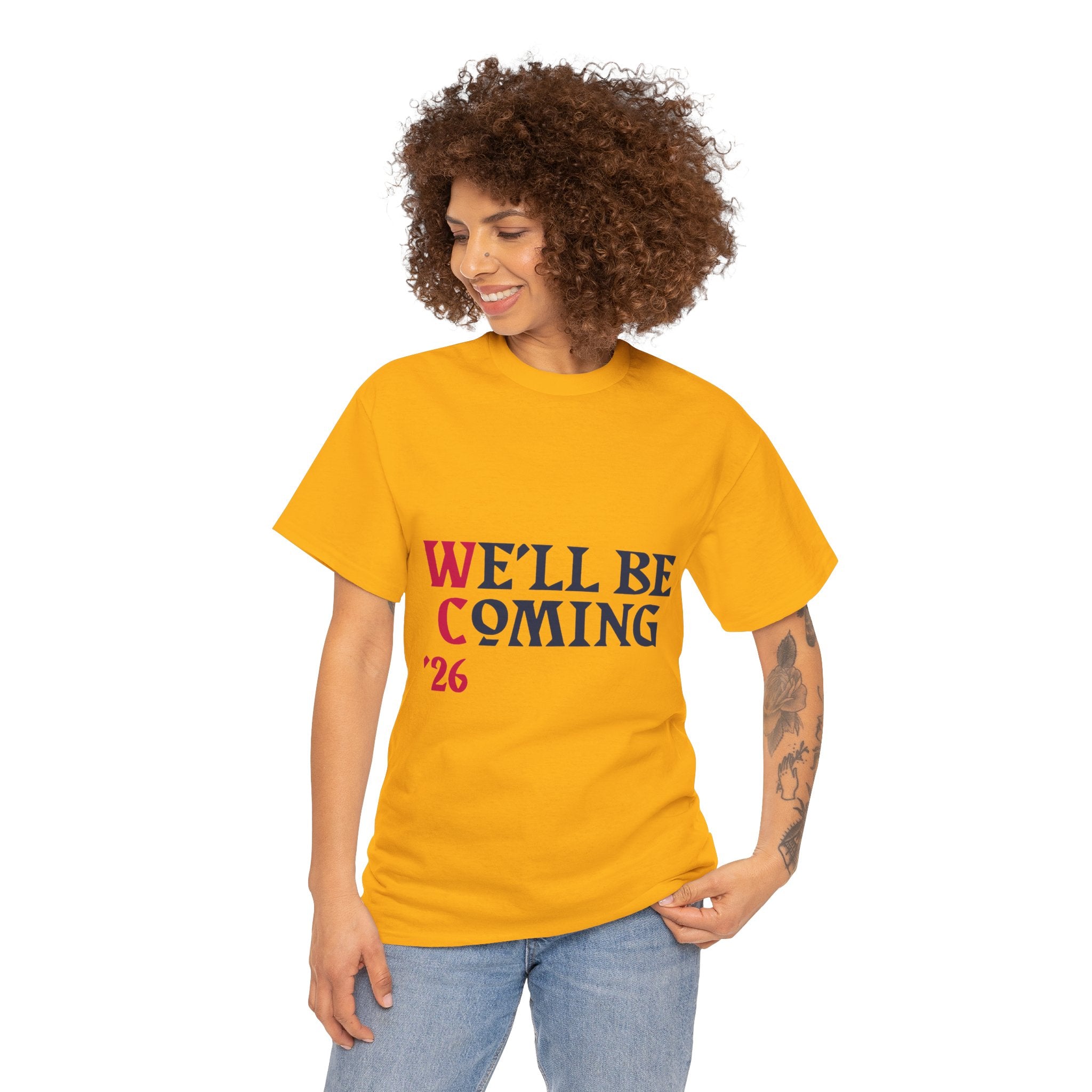 "We'll Be Coming '26" Scotland World Cup T-Shirt | Premium Tartan Army Fan Gear