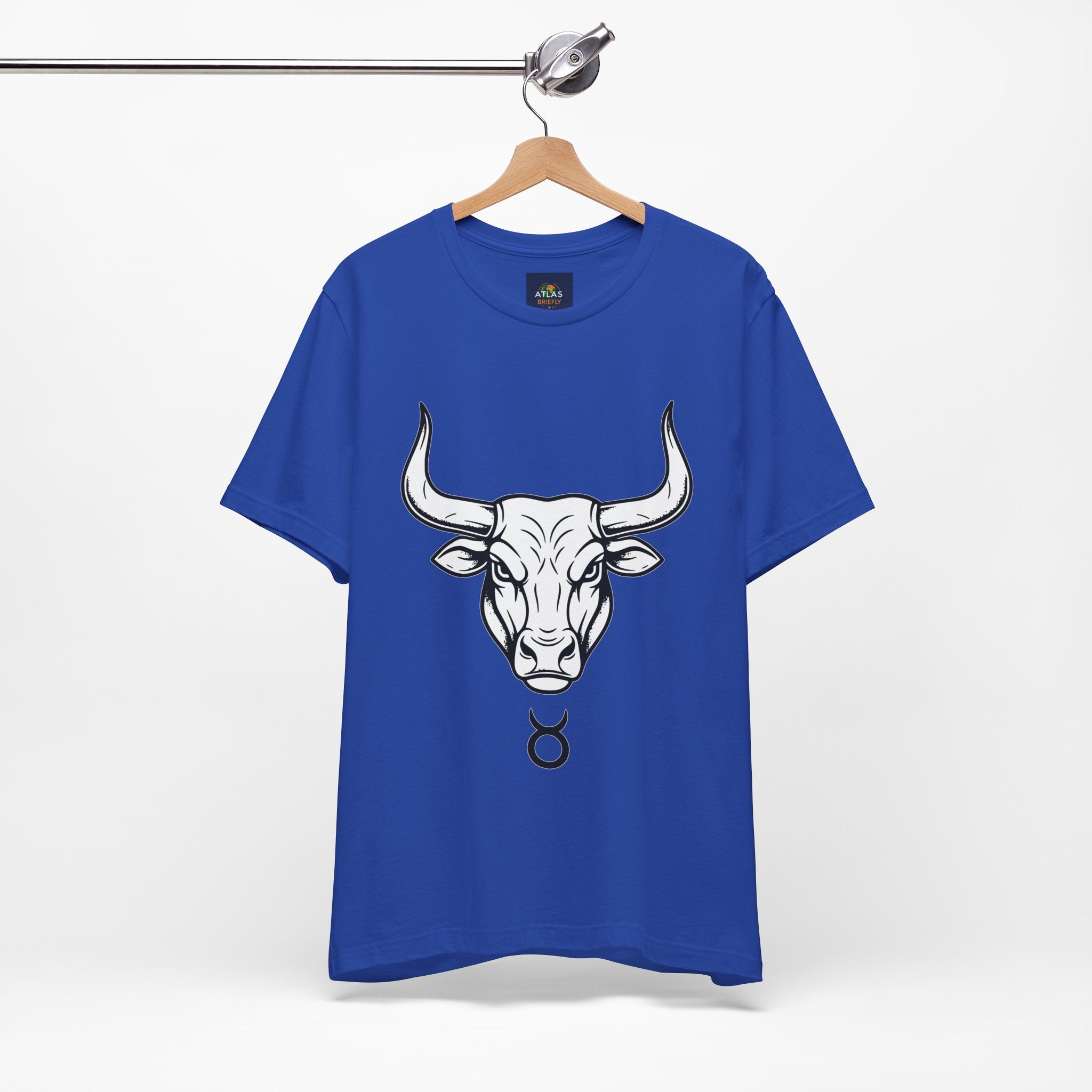 Taurus Zodiac T-Shirt - Minimalist Black and White Unisex T-Shirt