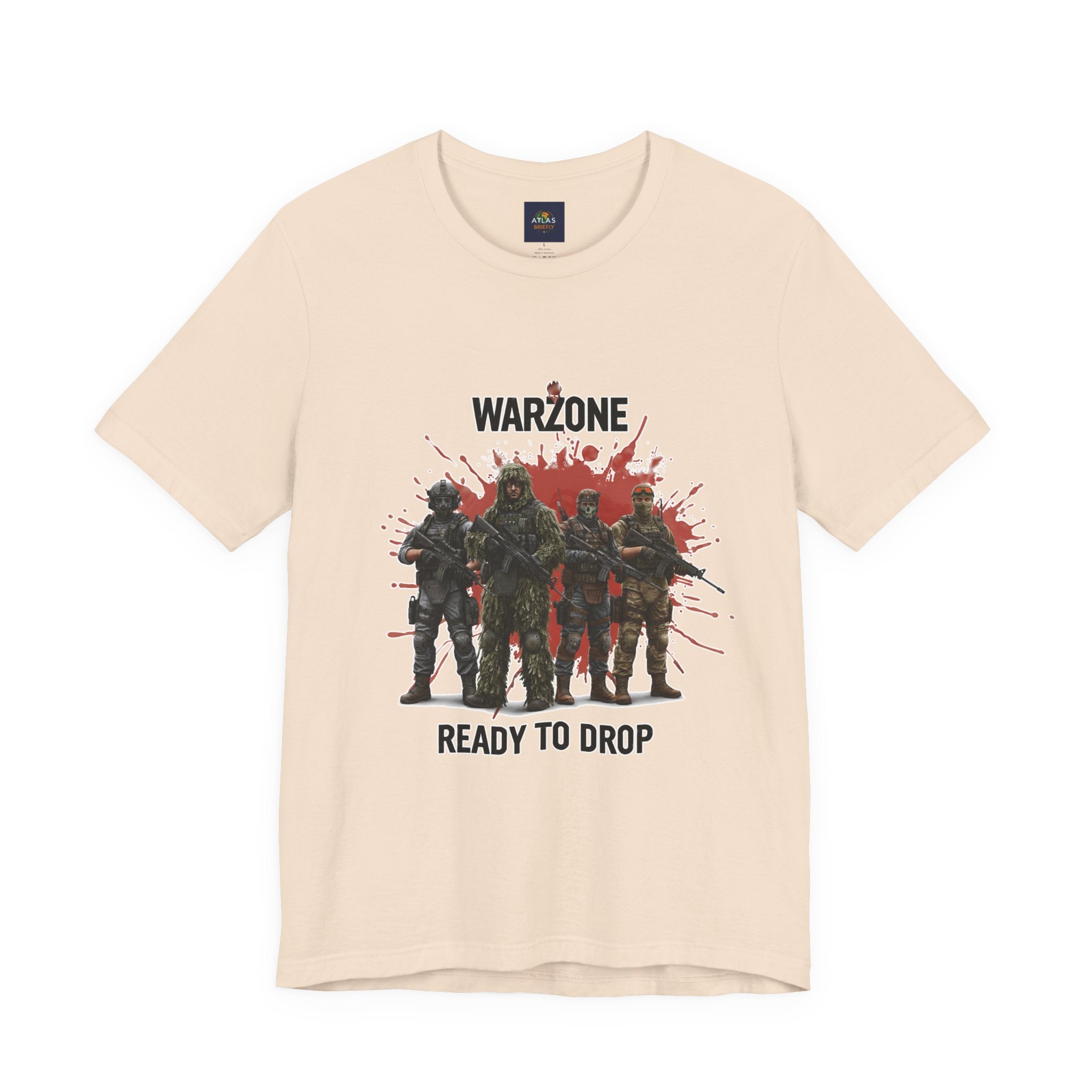 Warzone Drop T-shirt for Squad's Fashion Sense and Diverse K/D Ratio - Atlas Briefly