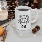 Zodiac Mug - Cancer Minimalist Design Gift