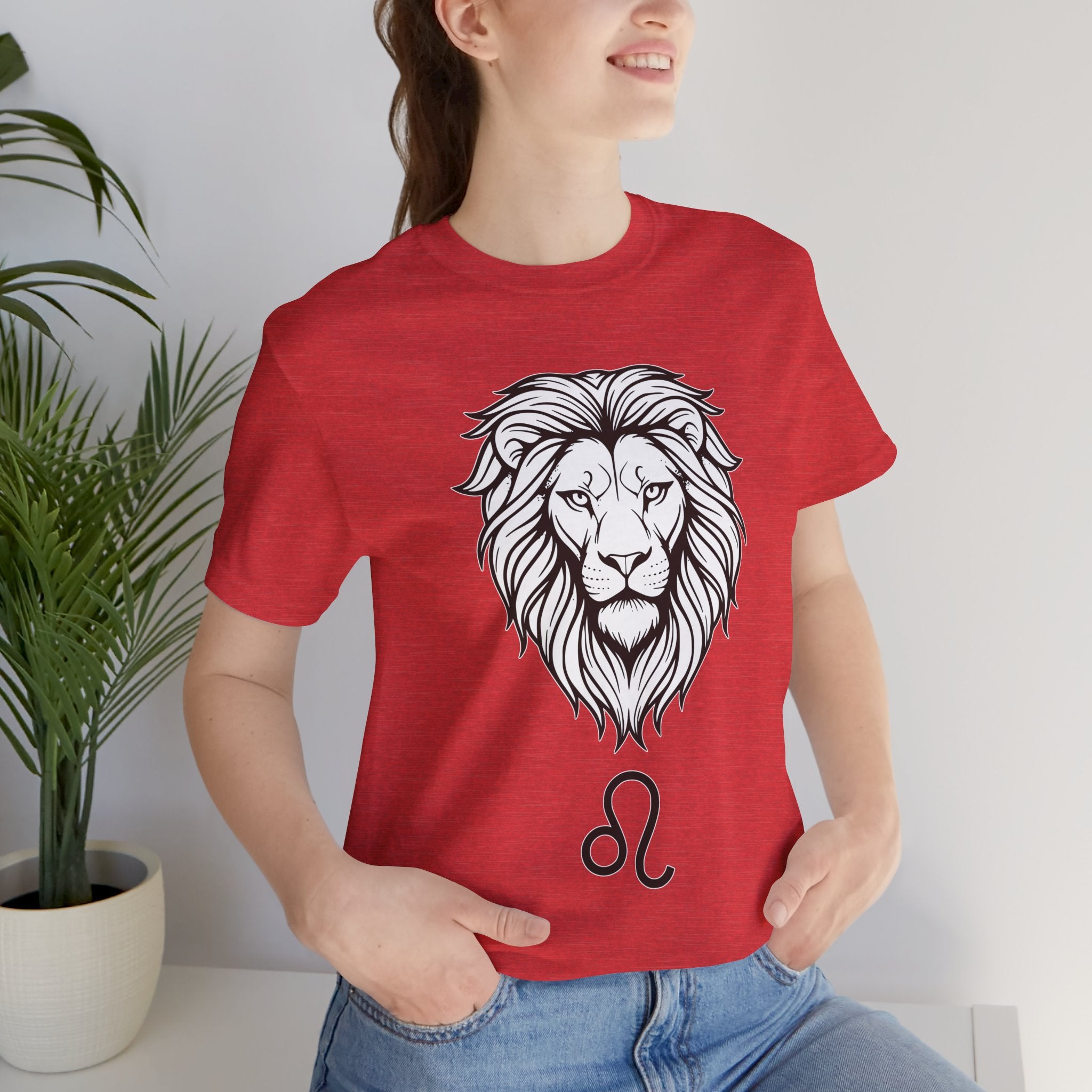 Leo Zodiac T-shirt- Black & White Leo unisex Shirt