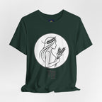 Virgo Zodiac Tee - Minimalist Black and White Unisex T-Shirt