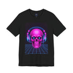 Neon Skull Synthwave Tee - Atlas Briefly
