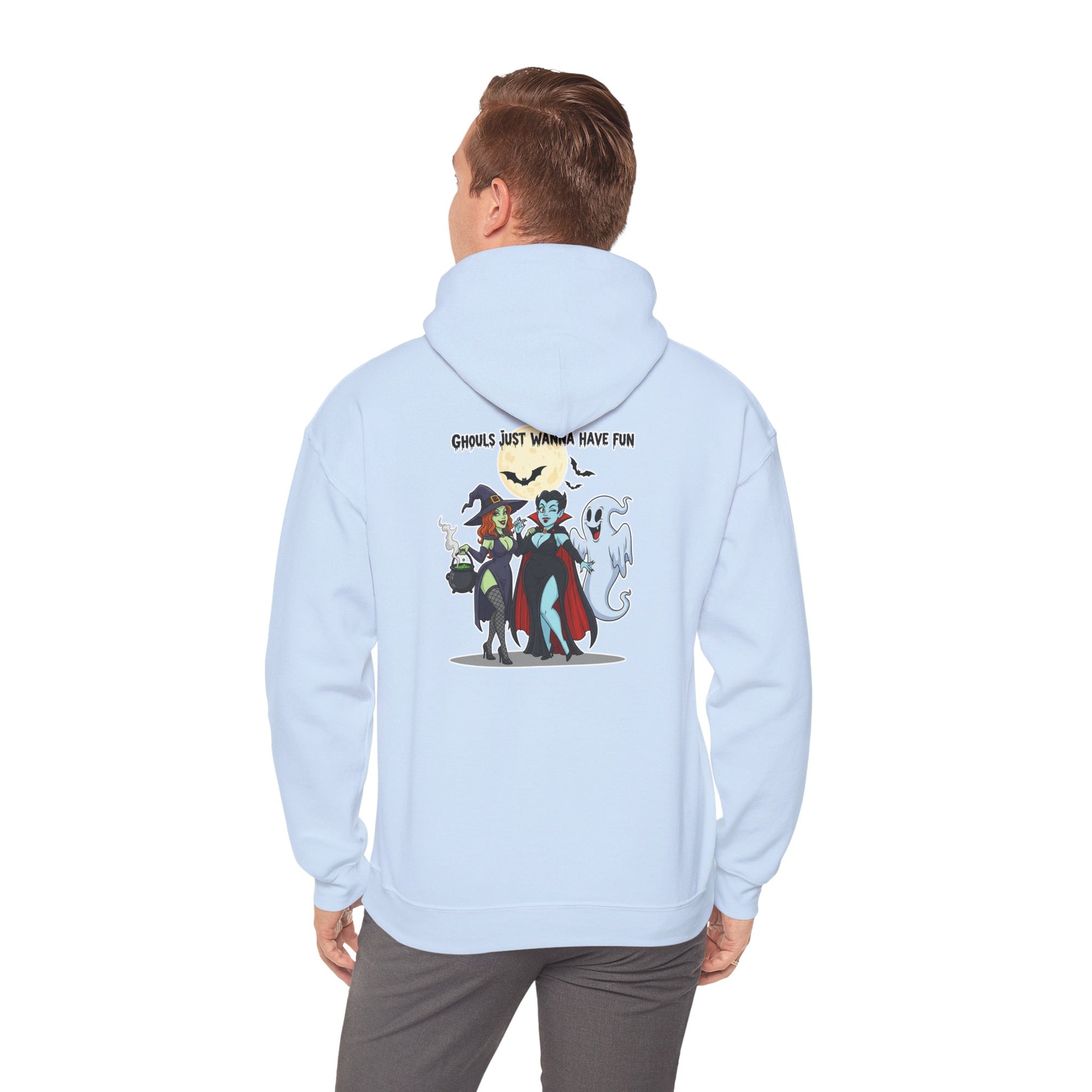 Ghouls Just Wanna Have Fun Halloween Hoodie - Witch Vampire Ghost Sweatshirt | Spooky Squad Apparel - Atlas Briefly