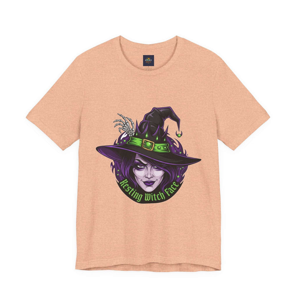 Resting Witch Face Halloween T-Shirt - Funny Witch Tee for Women & Men | Halloween Graphic Shirt - Atlas Briefly