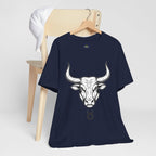 Taurus Zodiac T-Shirt - Minimalist Black and White Unisex T-Shirt