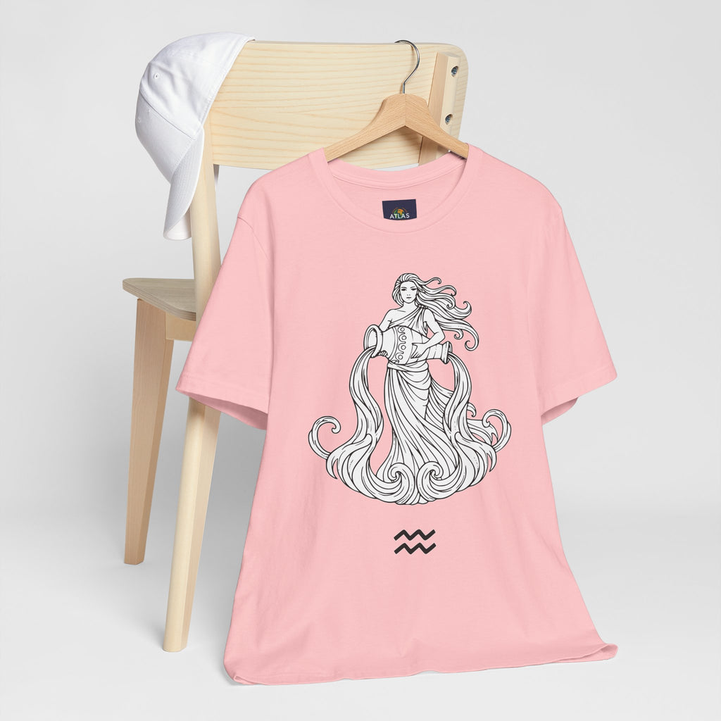 Aquarius Zodiac Tee - Unisex Astrology T-Shirt for Trendy Style