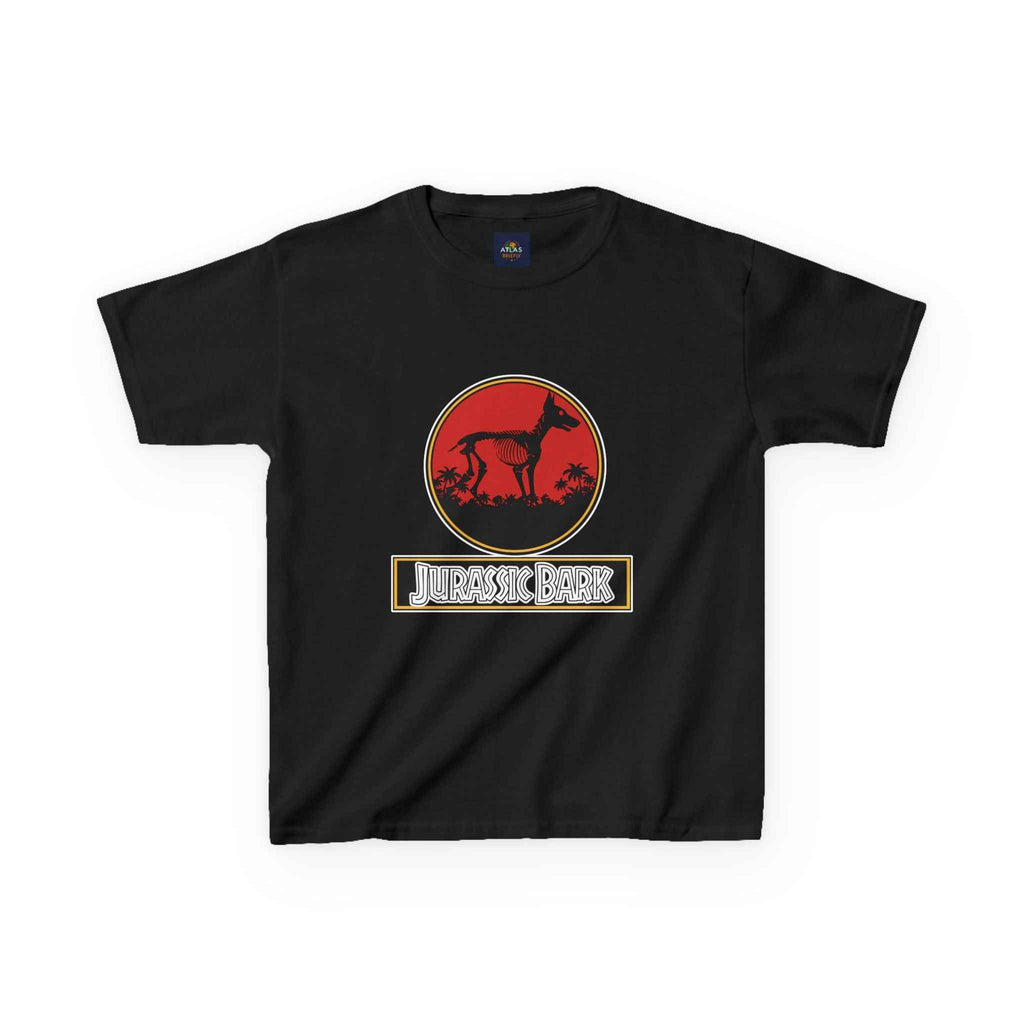 Kids Doberman Jurassic Bark T-Shirt | Fun Dog Tee for Kids - Atlas Briefly