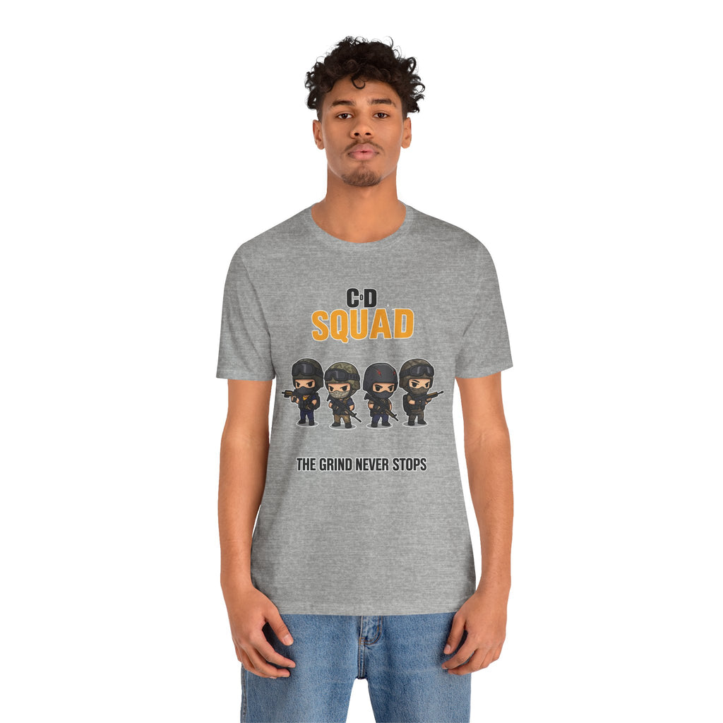 CoD Squad Tee for Gamers: The Grind Never Stops