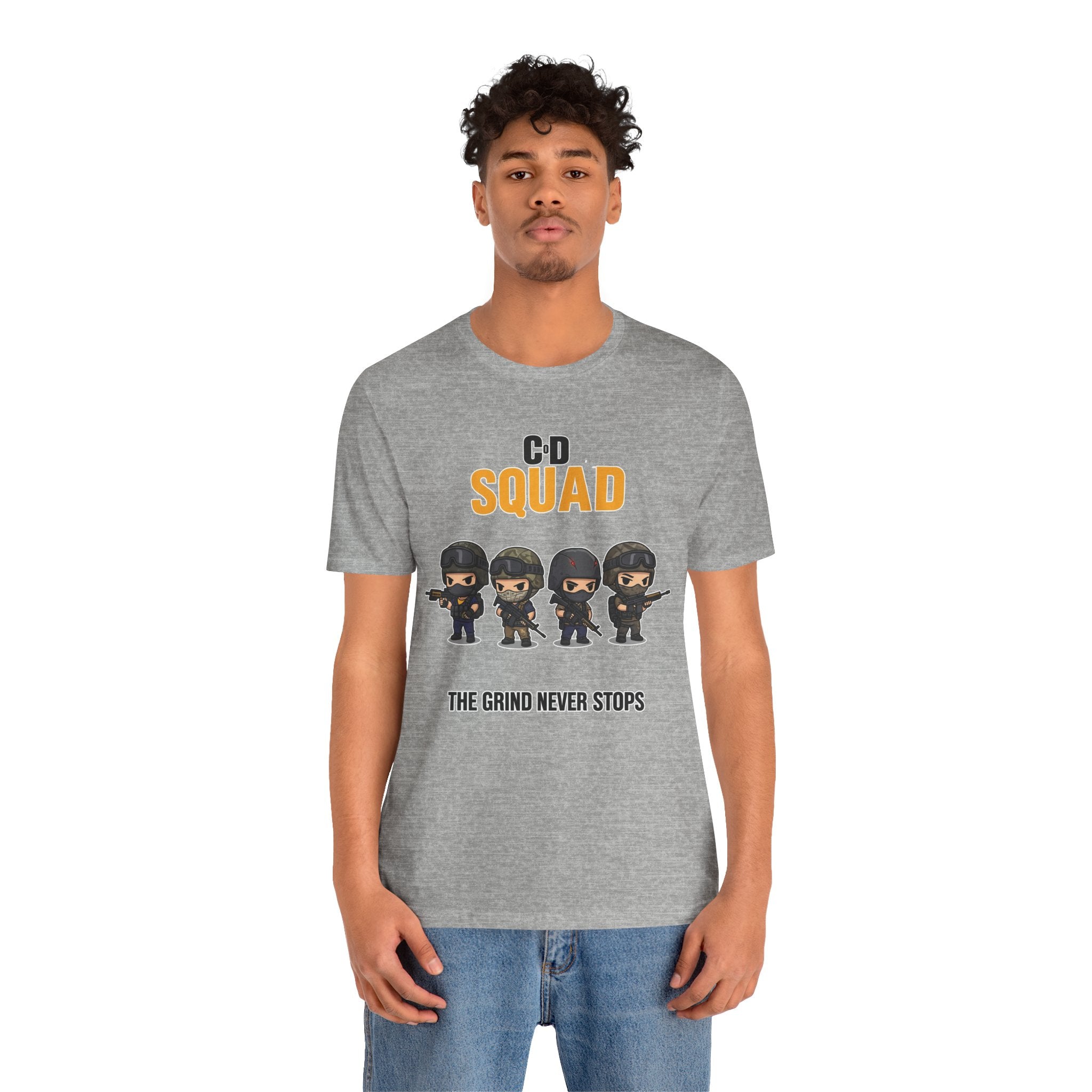 CoD Squad Tee for Gamers: The Grind Never Stops