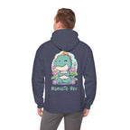 NamasTe-Rex Meditating Dinosaur Hoodie - Funny Yoga Sweatshirt | Zen T-Rex Gift - Atlas Briefly