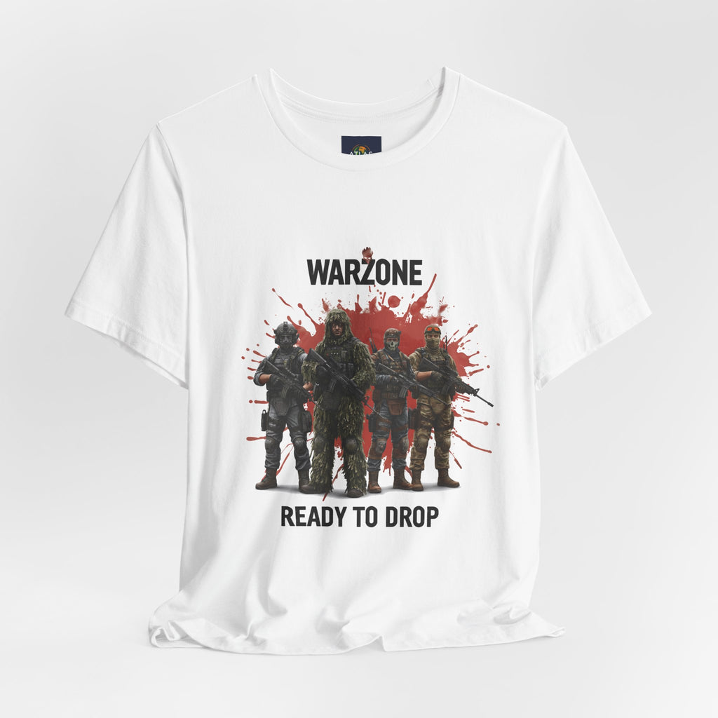 Warzone Drop T-shirt for Squad's Fashion Sense and Diverse K/D Ratio - Atlas Briefly