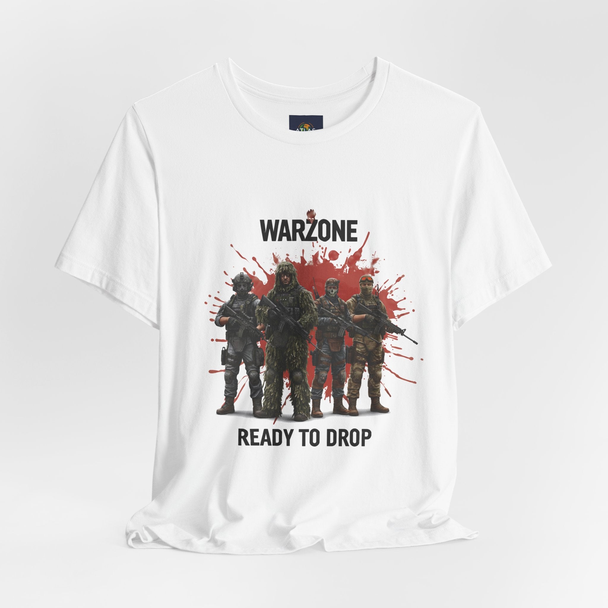 Warzone Drop T-shirt for Squad's Fashion Sense and Diverse K/D Ratio - Atlas Briefly