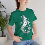 Capricorn Zodiac Tee - Unisex Minimalist Horoscope Shirt in Black and White