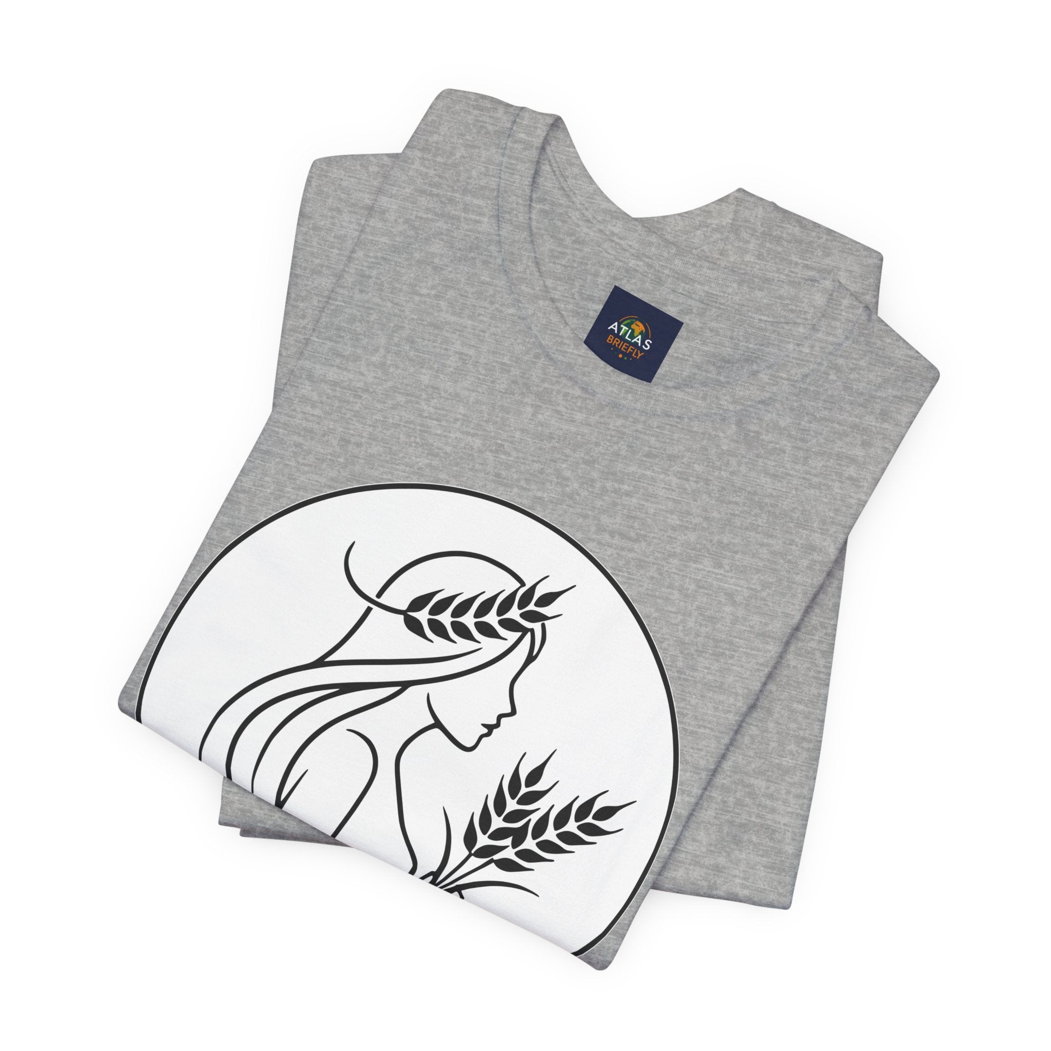 Virgo Zodiac Tee - Minimalist Black and White Unisex T-Shirt