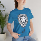 Leo Zodiac T-shirt- Black & White Leo unisex Shirt