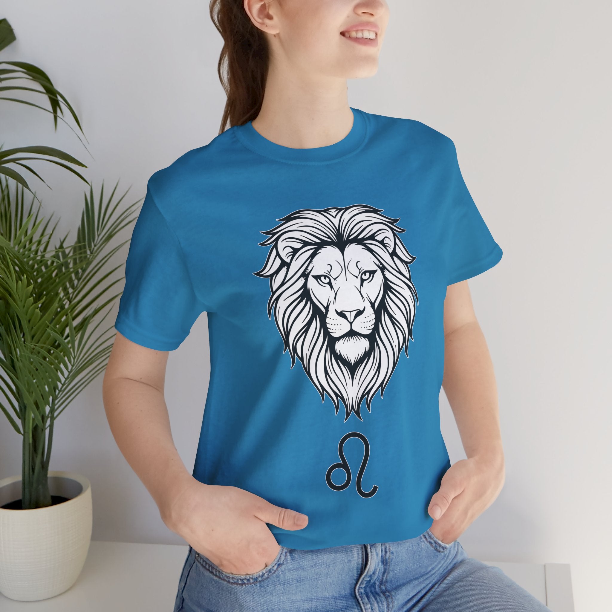Leo Zodiac T-shirt- Black & White Leo unisex Shirt
