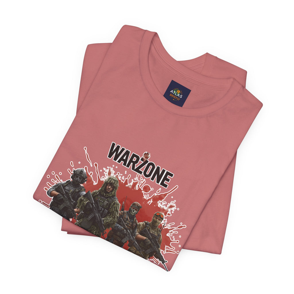 Warzone Drop T-shirt for Squad's Fashion Sense and Diverse K/D Ratio - Atlas Briefly