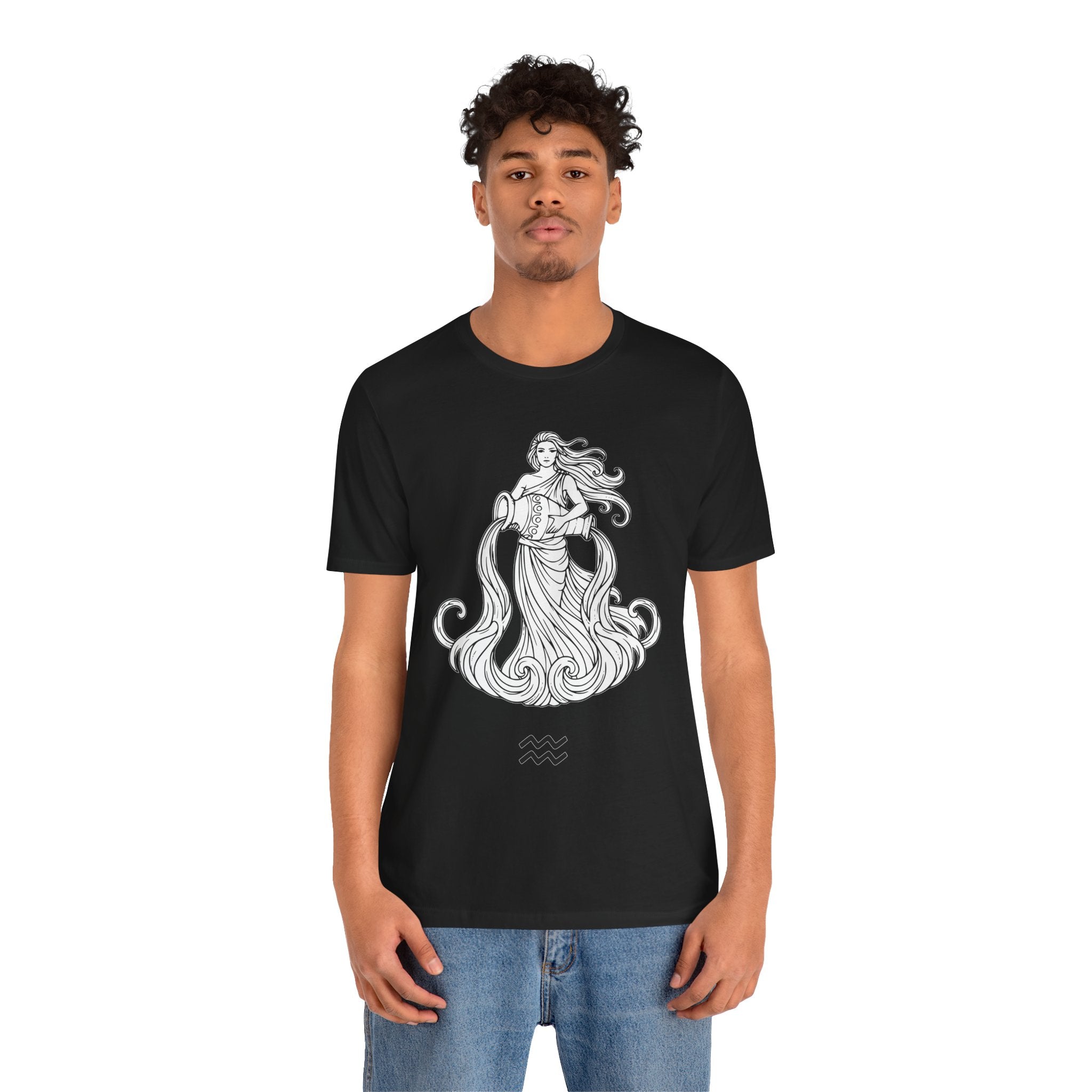 Aquarius Zodiac Tee - Unisex Astrology T-Shirt for Trendy Style