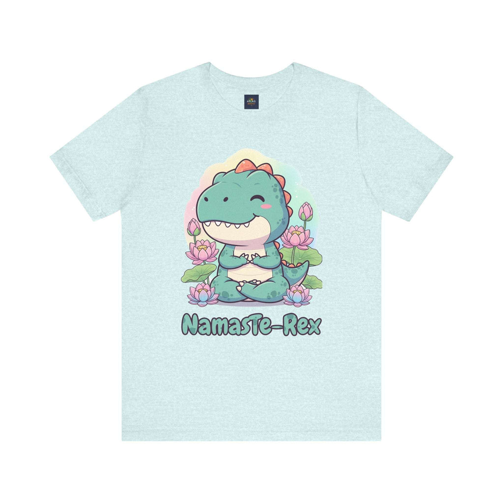 NamasTe-Rex T-Shirt - Yoga Dinosaur Tee - Atlas Briefly