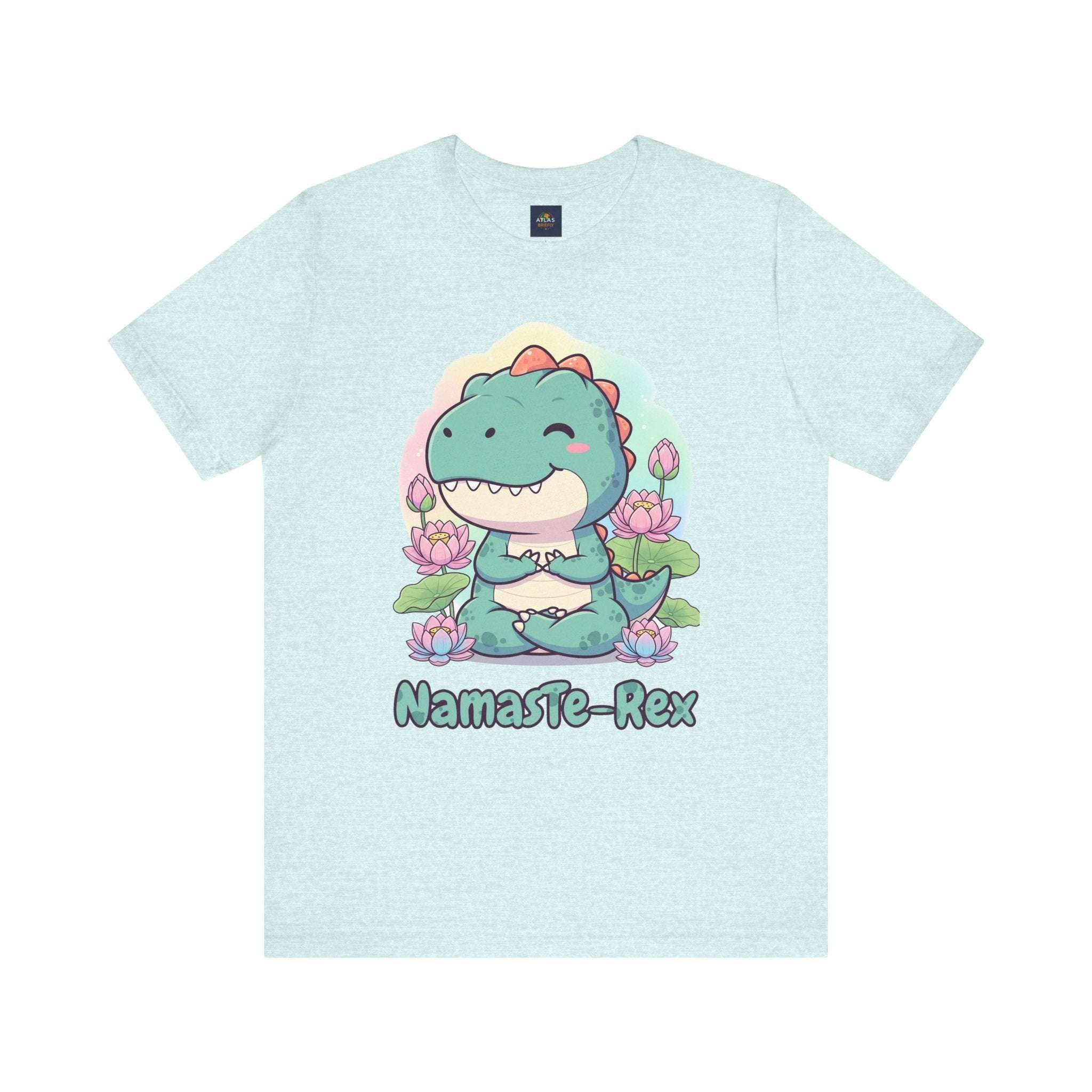NamasTe-Rex T-Shirt - Yoga Dinosaur Tee - Atlas Briefly