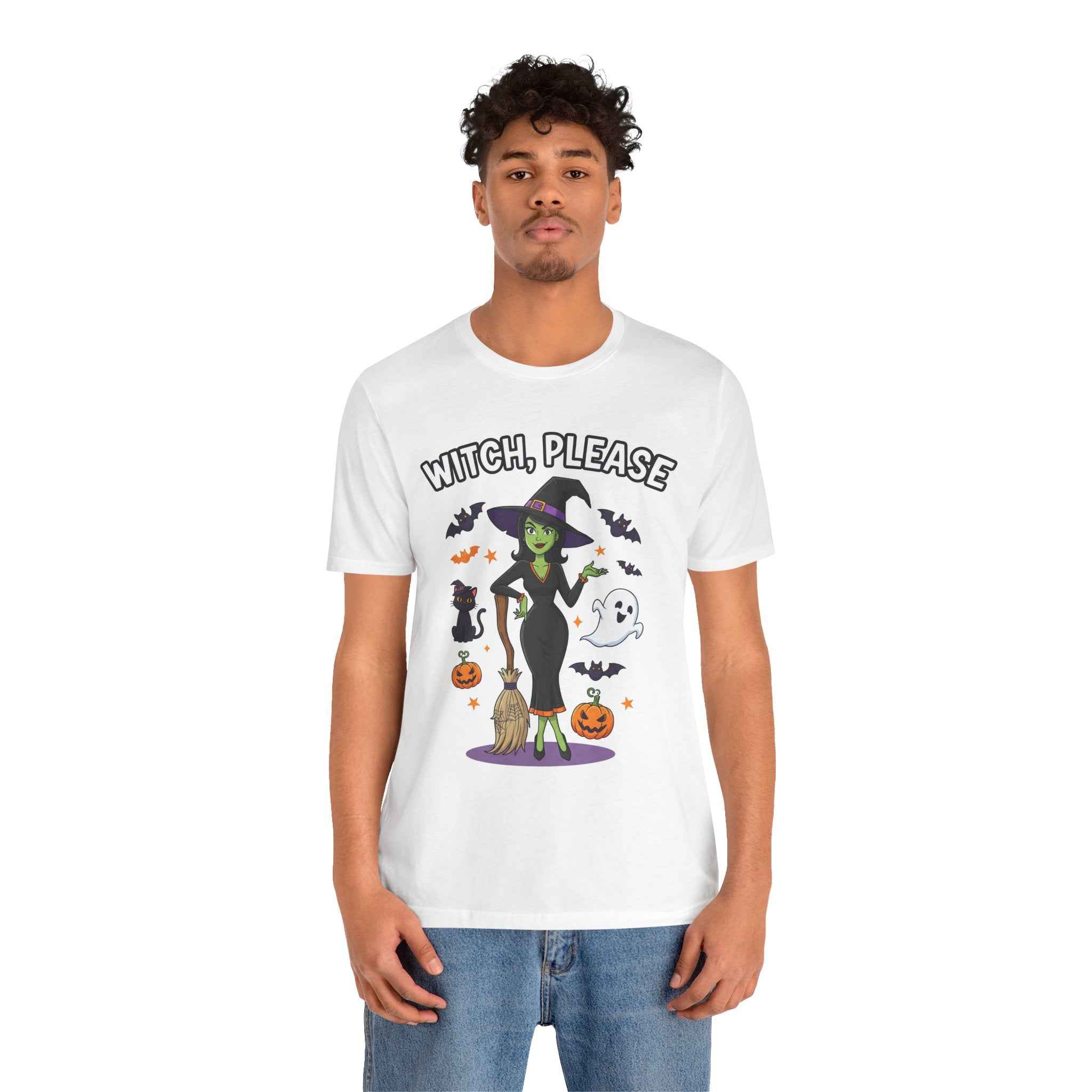 Witch Please T-Shirt - Sassy Halloween Tee for Witches - Atlas Briefly
