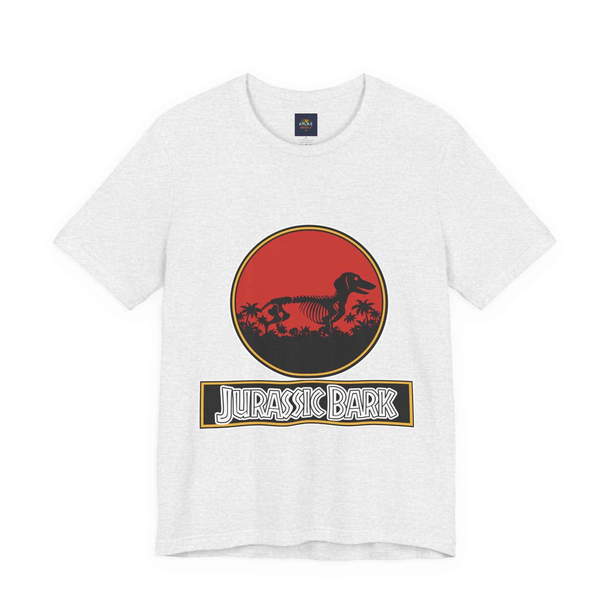 Dachshund Jurassic Bark T-Shirt - Perfect Wiener Dog Gift for Pet Lovers - Atlas Briefly