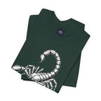 Scorpio Zodiac Tee - Unisex Minimalist Black and White Design