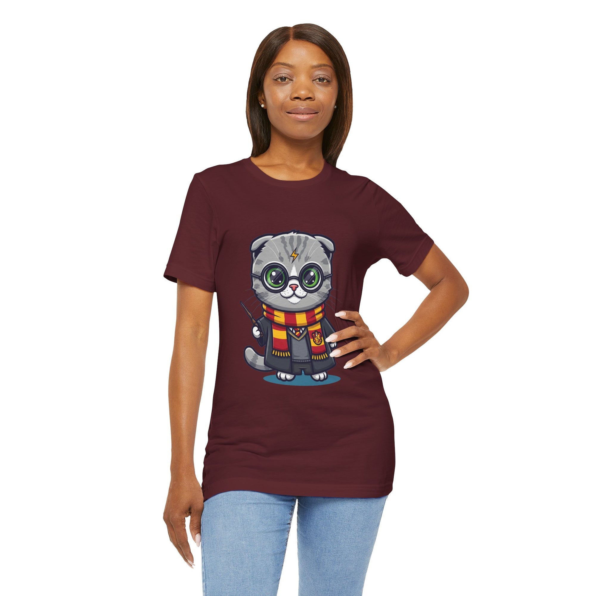 Griffinclaw Harry Potter T-Shirt - Funny Wizarding World Tee | Cute Potter Cat Gift - Atlas Briefly