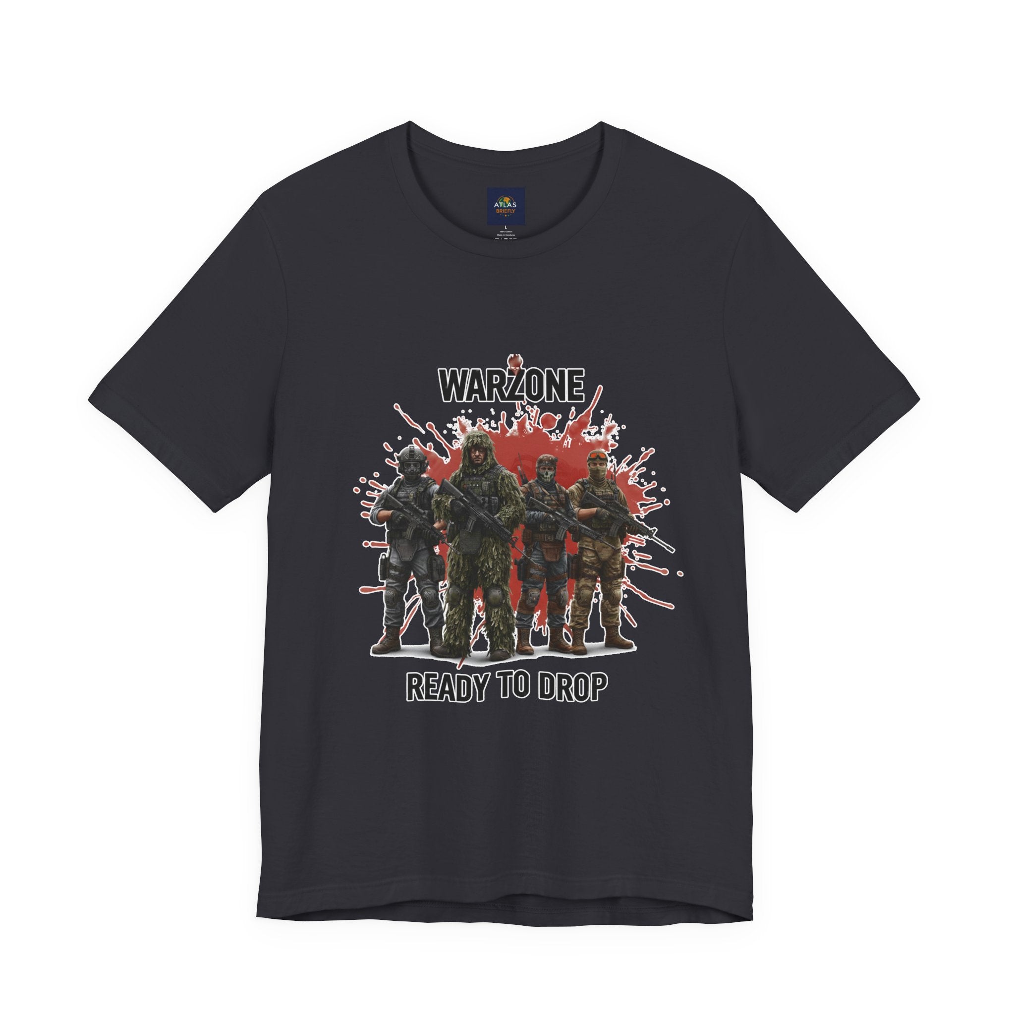 Warzone Drop T-shirt for Squad's Fashion Sense and Diverse K/D Ratio - Atlas Briefly