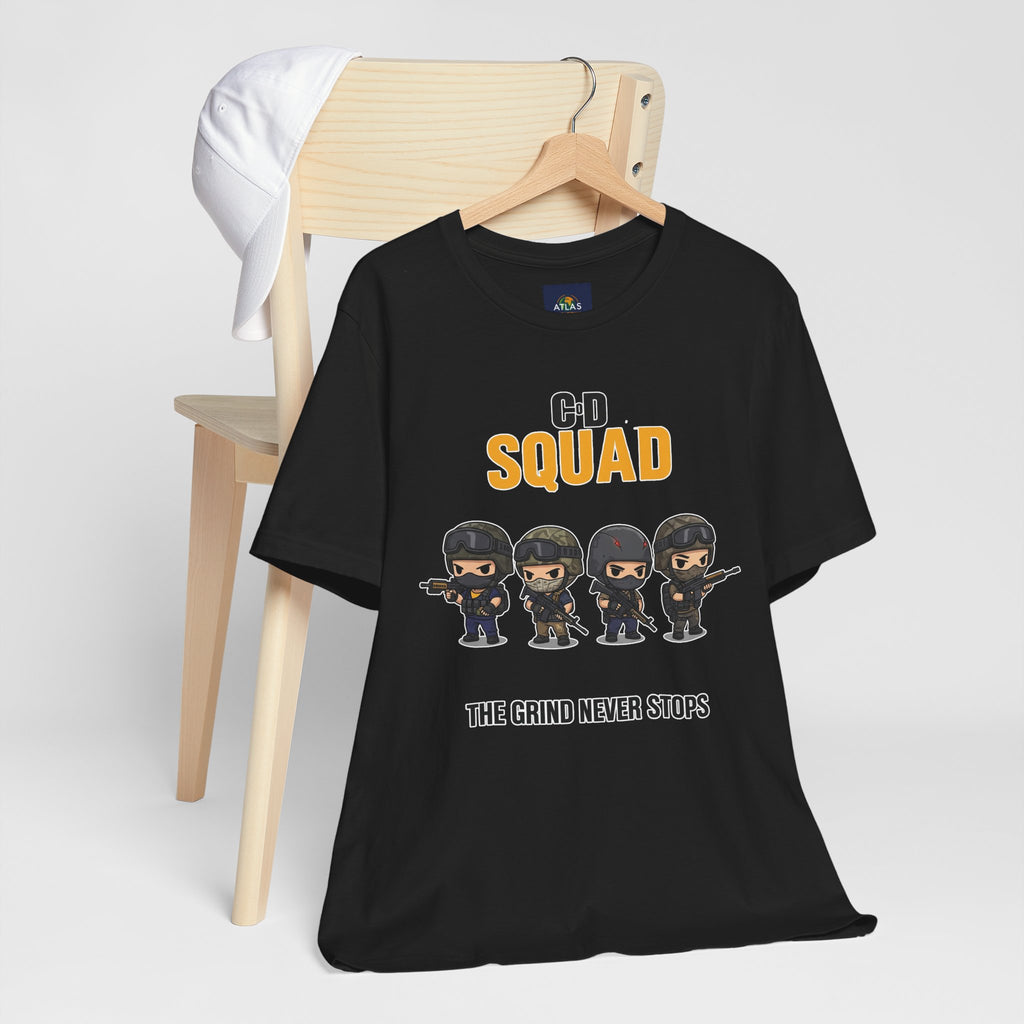 CoD Squad Tee for Gamers: The Grind Never Stops