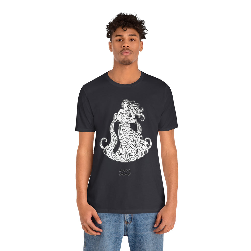 Aquarius Zodiac Tee - Unisex Astrology T-Shirt for Trendy Style