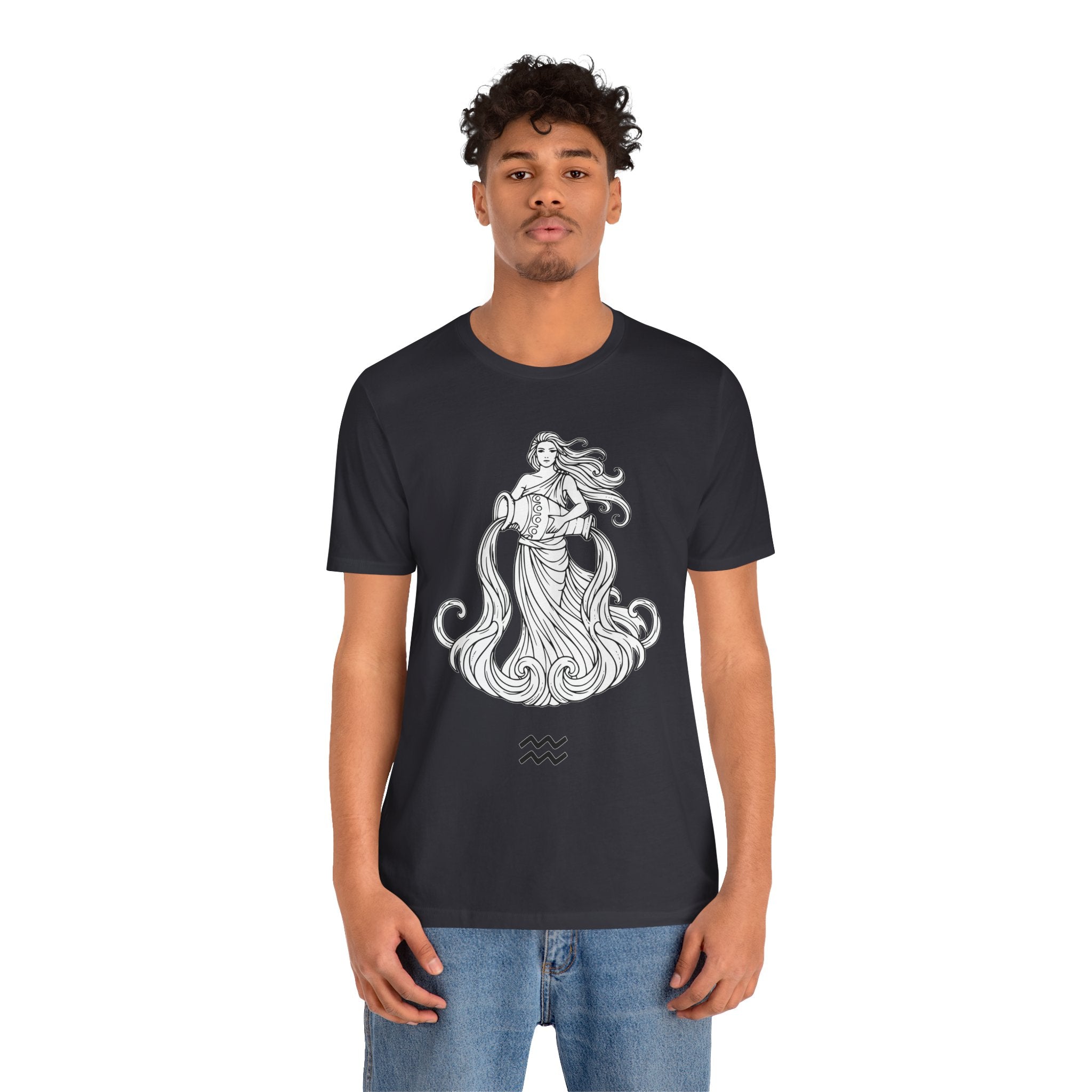 Aquarius Zodiac Tee - Unisex Astrology T-Shirt for Trendy Style