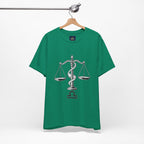 Libra Zodiac Tee - Stylish Unisex Minimalist Black and White Design