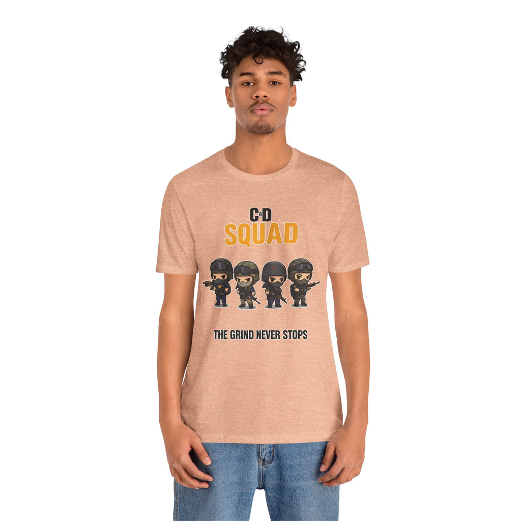 CoD Squad Tee for Gamers: The Grind Never Stops