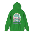 NamasTe-Rex Meditating Dinosaur Hoodie - Funny Yoga Sweatshirt | Zen T-Rex Gift - Atlas Briefly
