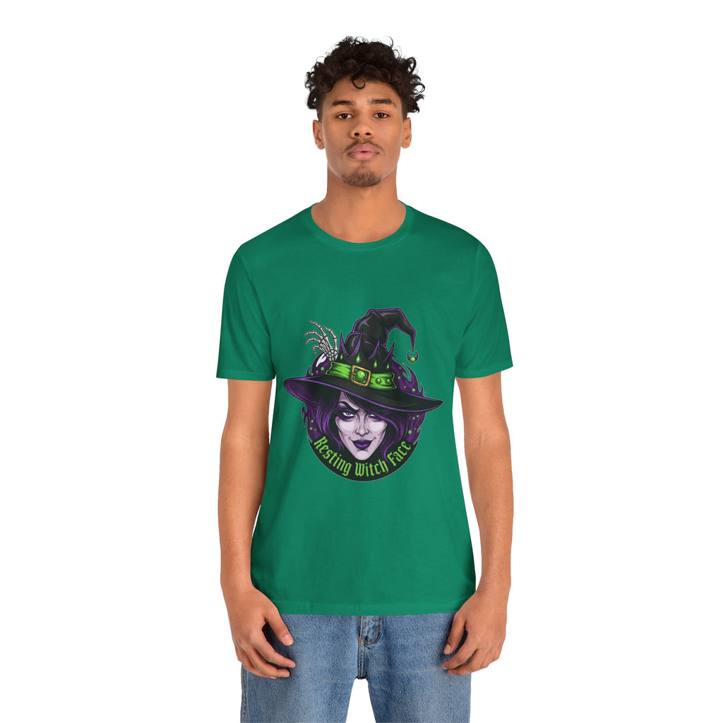 Resting Witch Face Halloween T-Shirt - Funny Witch Tee for Women & Men | Halloween Graphic Shirt - Atlas Briefly