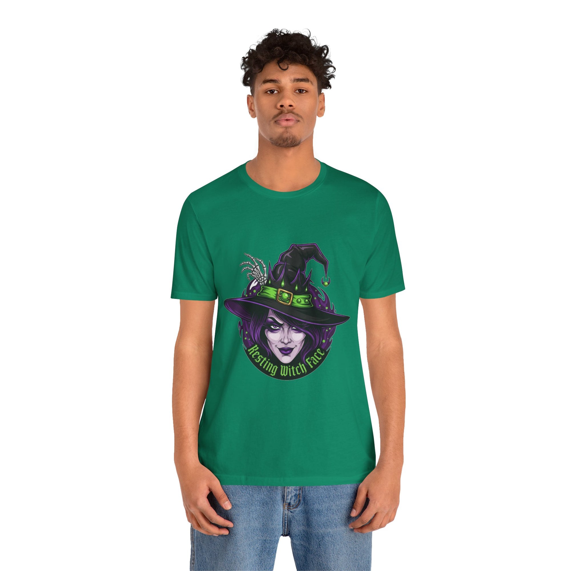 Resting Witch Face Halloween T-Shirt - Funny Witch Tee for Women & Men | Halloween Graphic Shirt - Atlas Briefly