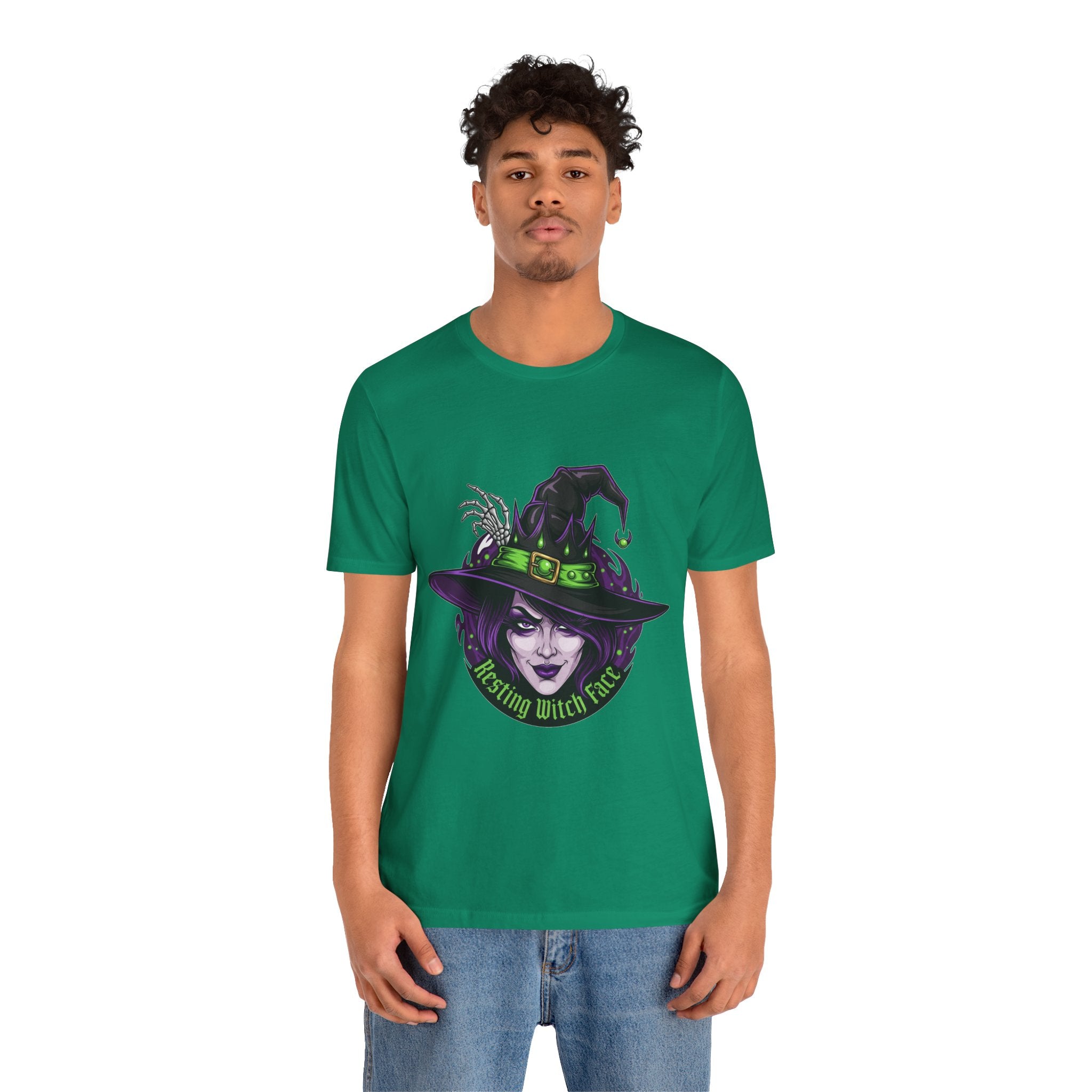 Resting Witch Face Halloween T-Shirt - Funny Witch Tee for Women & Men | Halloween Graphic Shirt - Atlas Briefly