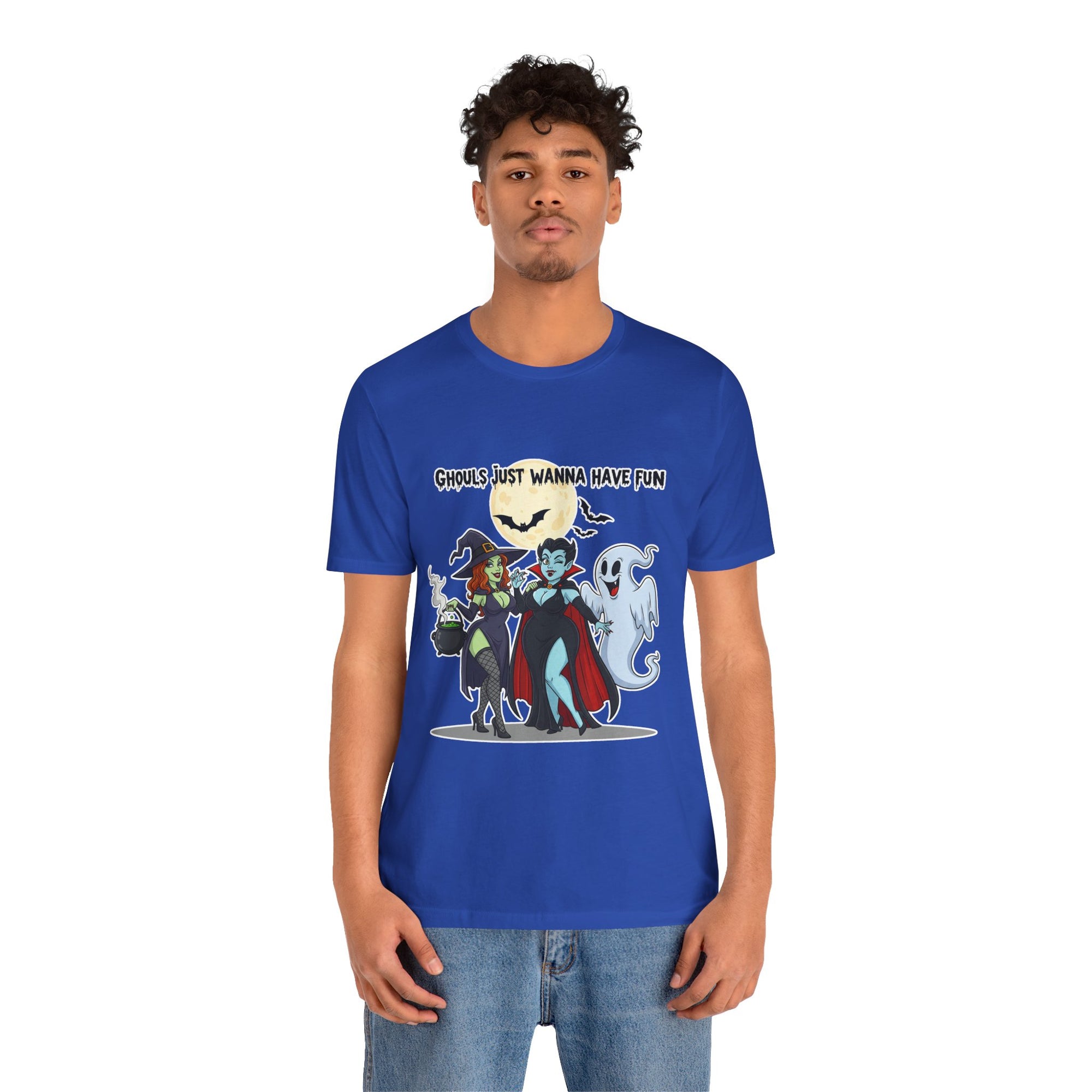 Ghouls Just Wanna Have Fun Halloween T-Shirt - Cute Witch Vampire Ghost Tee | Halloween Character Shirt - Atlas Briefly
