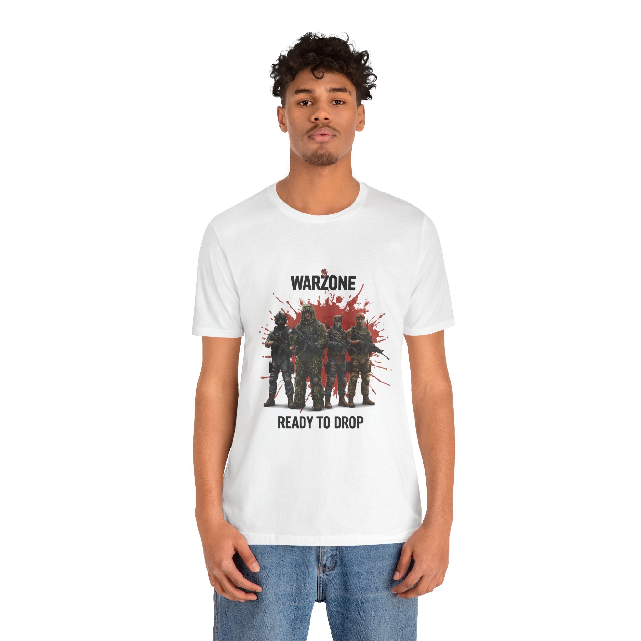 Warzone Drop T-shirt for Squad's Fashion Sense and Diverse K/D Ratio - Atlas Briefly