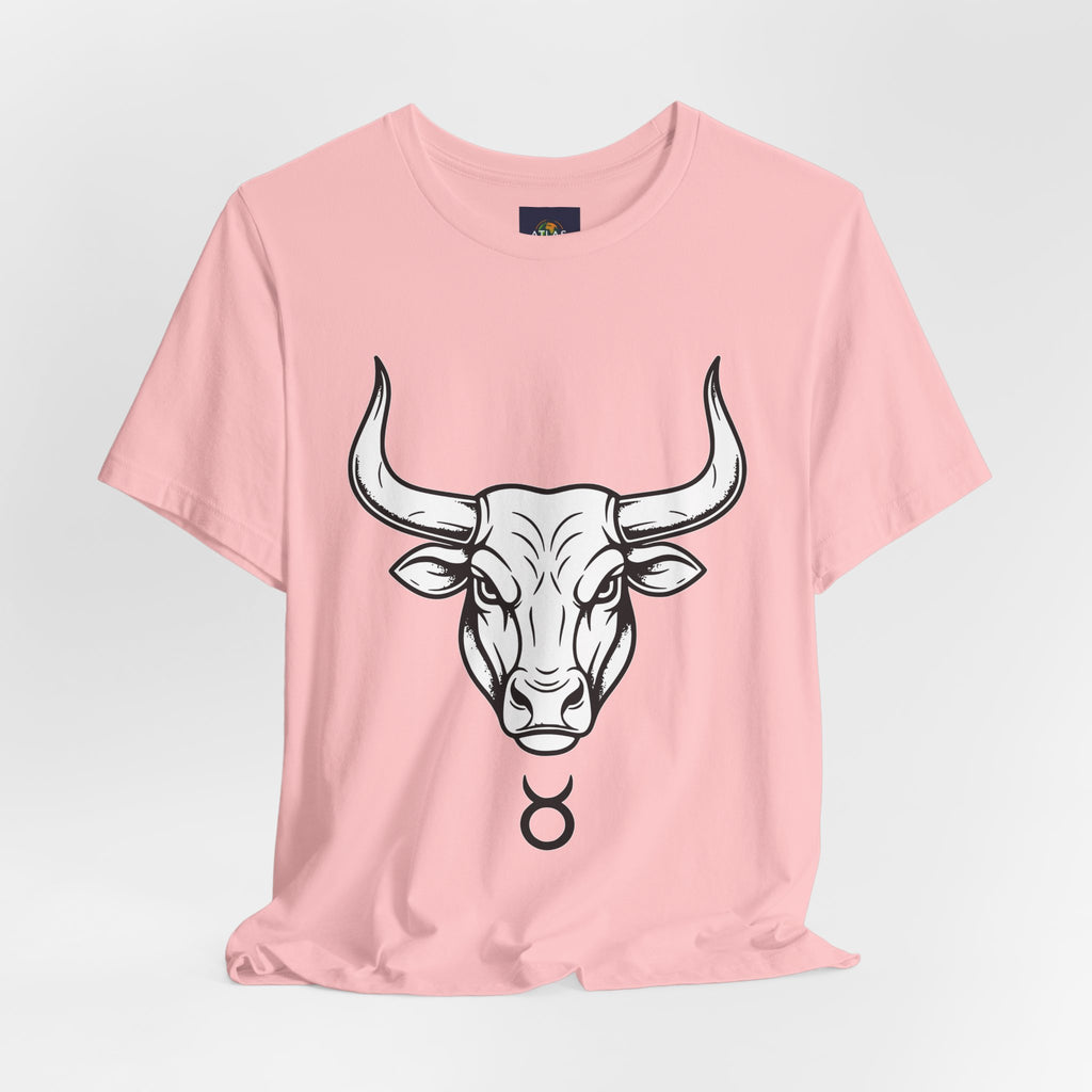 Taurus Zodiac T-Shirt - Minimalist Black and White Unisex T-Shirt