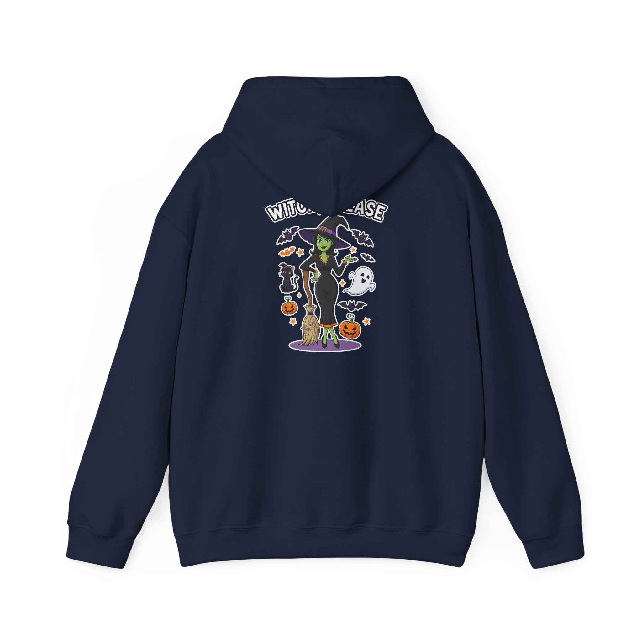Witch Please Halloween Hoodie - Sassy Witch Sweatshirt for Spooky Season - Atlas Briefly