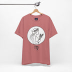 Virgo Zodiac Tee - Minimalist Black and White Unisex T-Shirt
